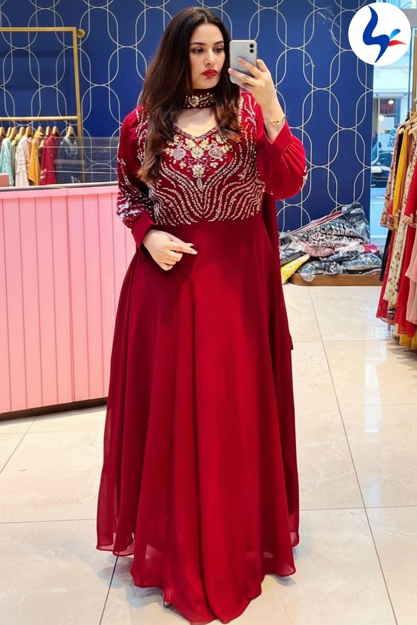 Ladies Long Gown