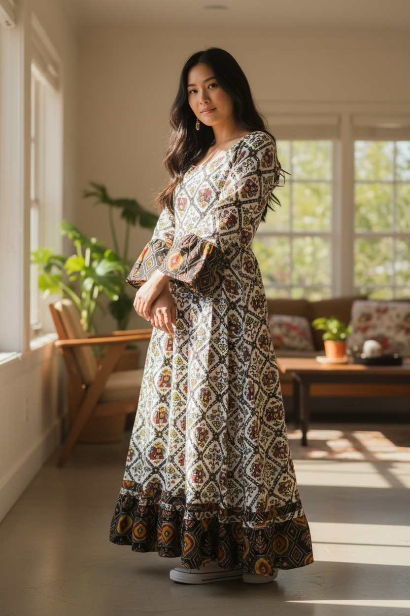 Ladies Long Gown