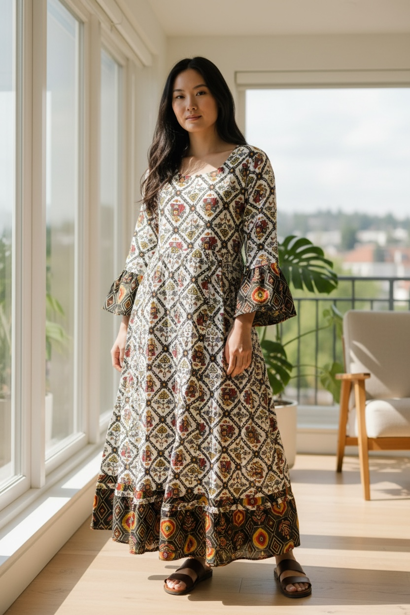Ladies Long Gown