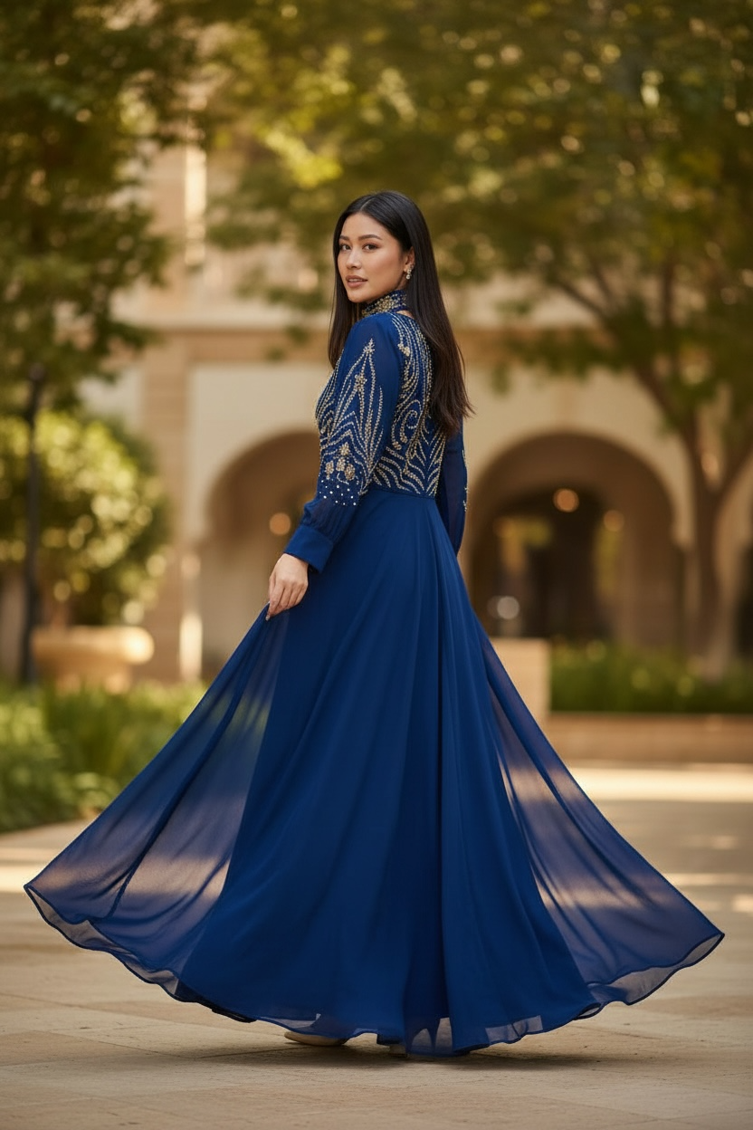 Ladies Long Gown