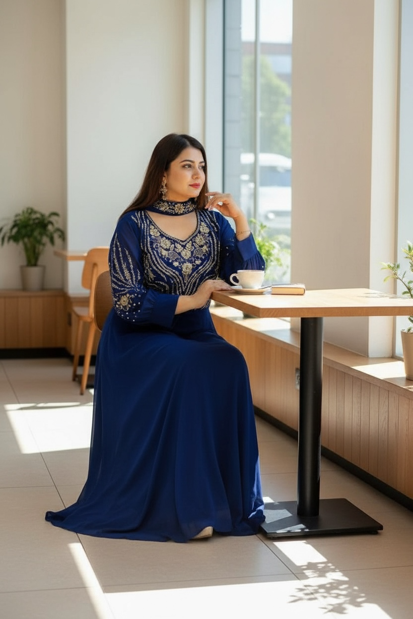 Ladies Long Gown