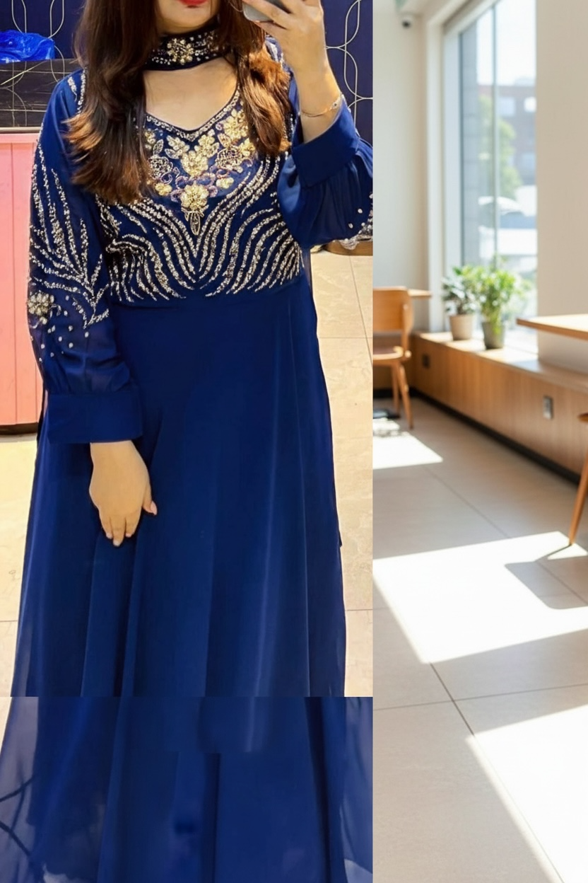 Ladies Long Gown
