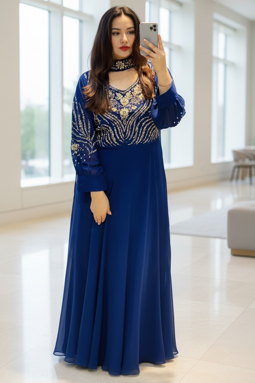 Ladies Long Gown
