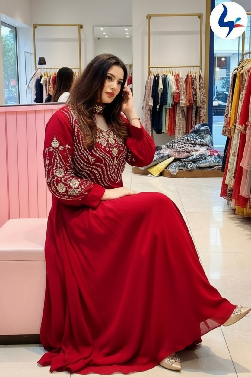 Ladies Long Gown