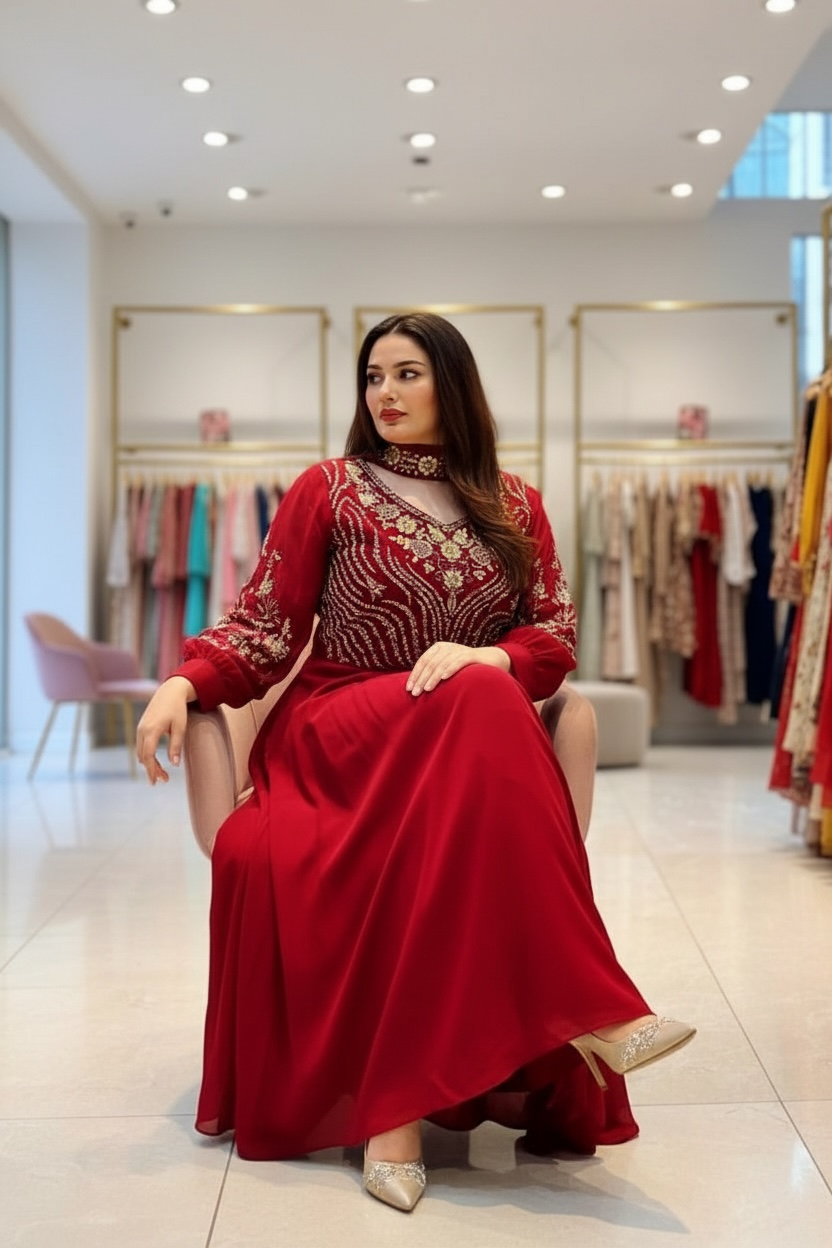Ladies Long Gown