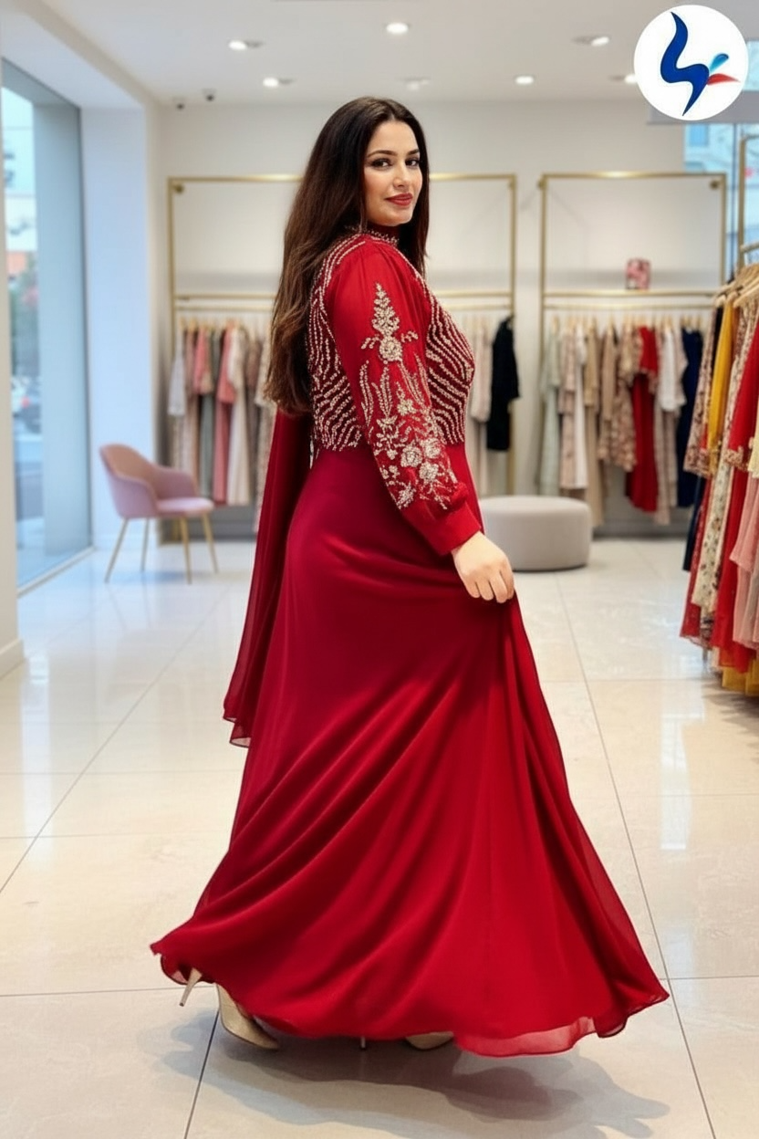 Ladies Long Gown