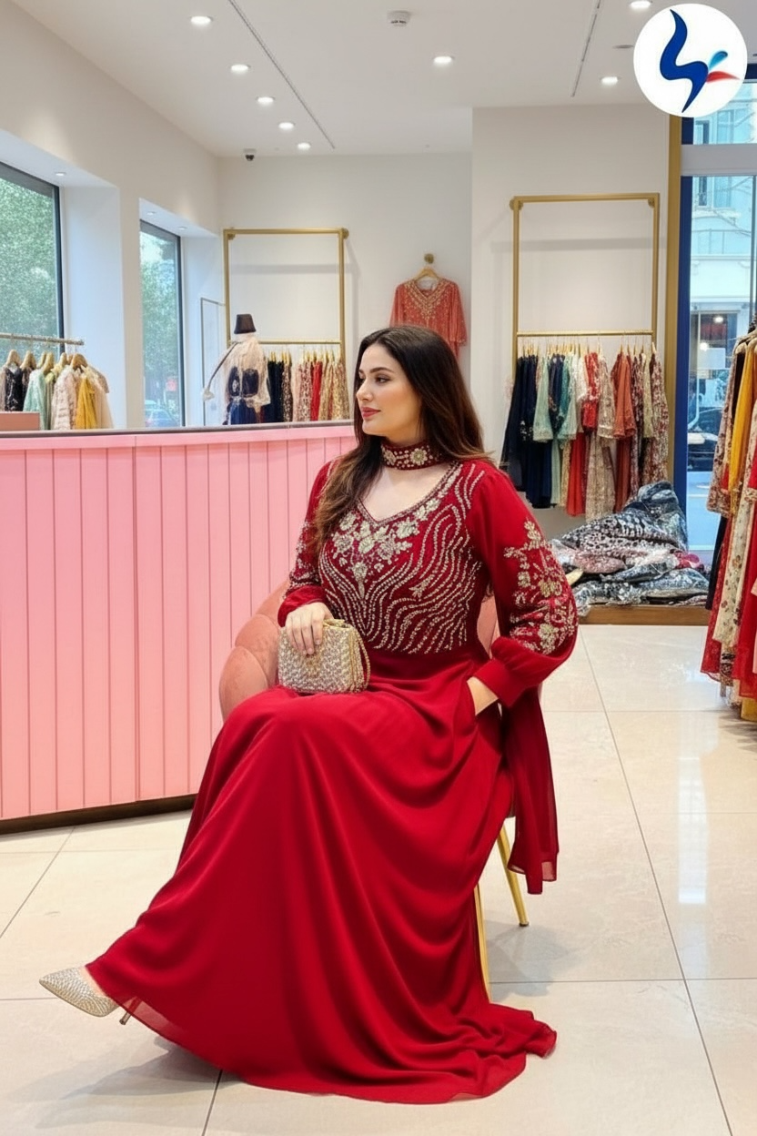 Ladies Long Gown