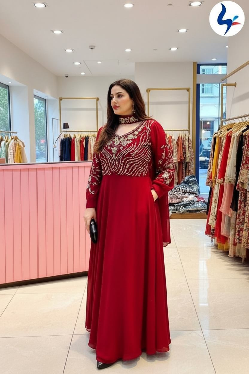 Ladies Long Gown
