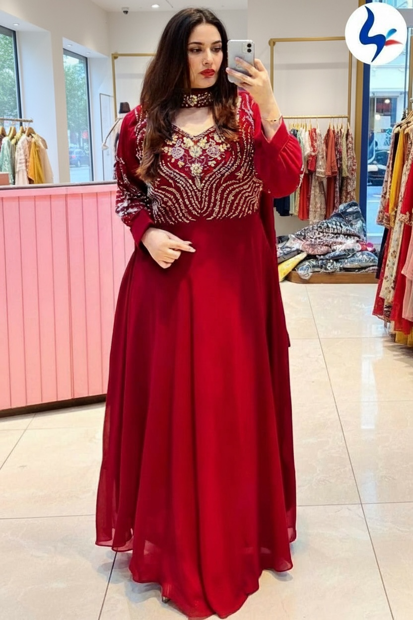 Ladies Long Gown