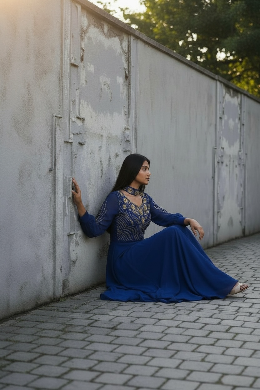 Ladies Long Gown