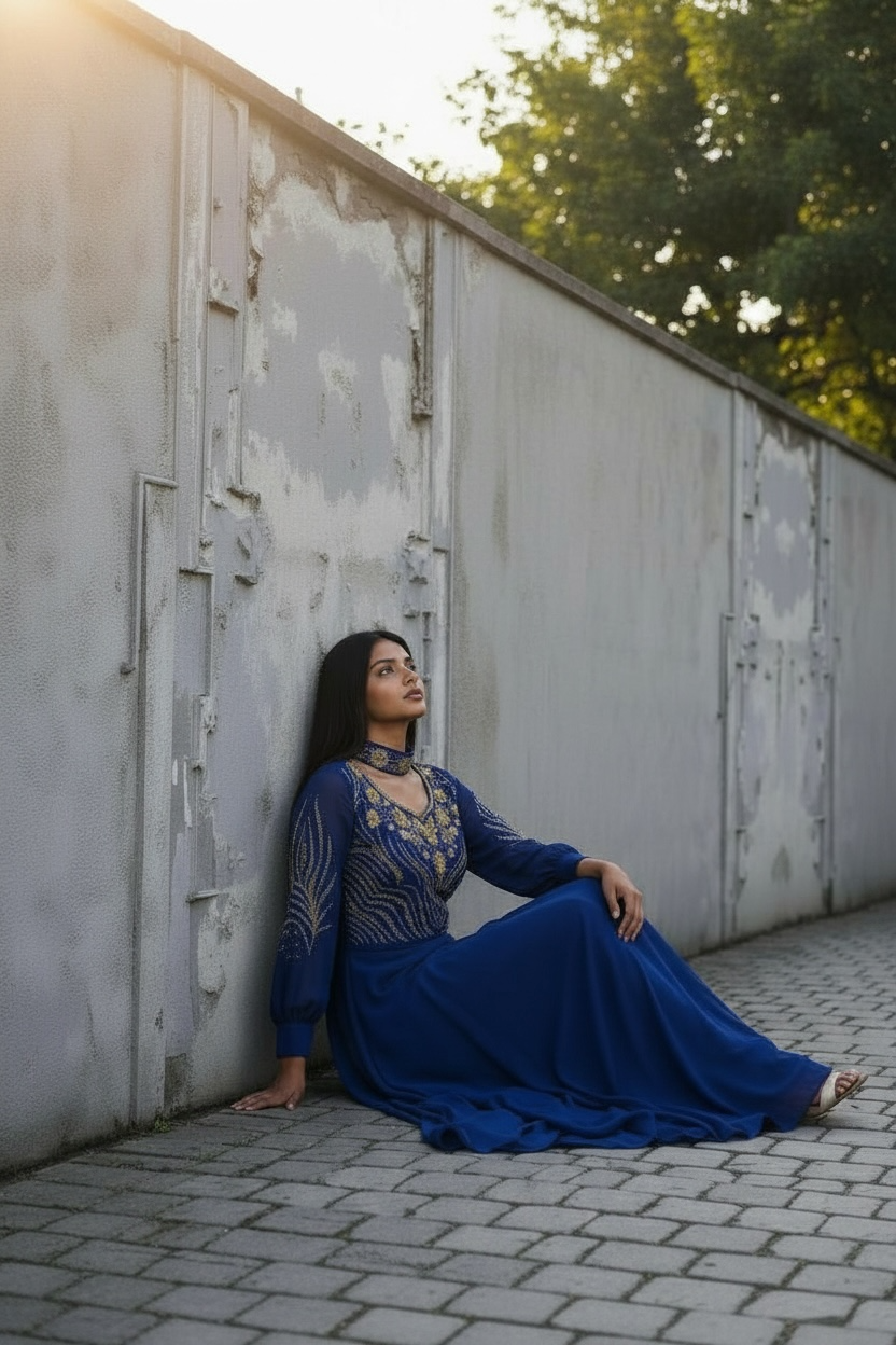 Ladies Long Gown