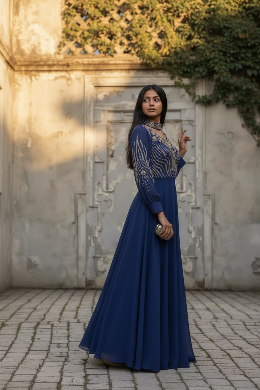 Ladies Long Gown