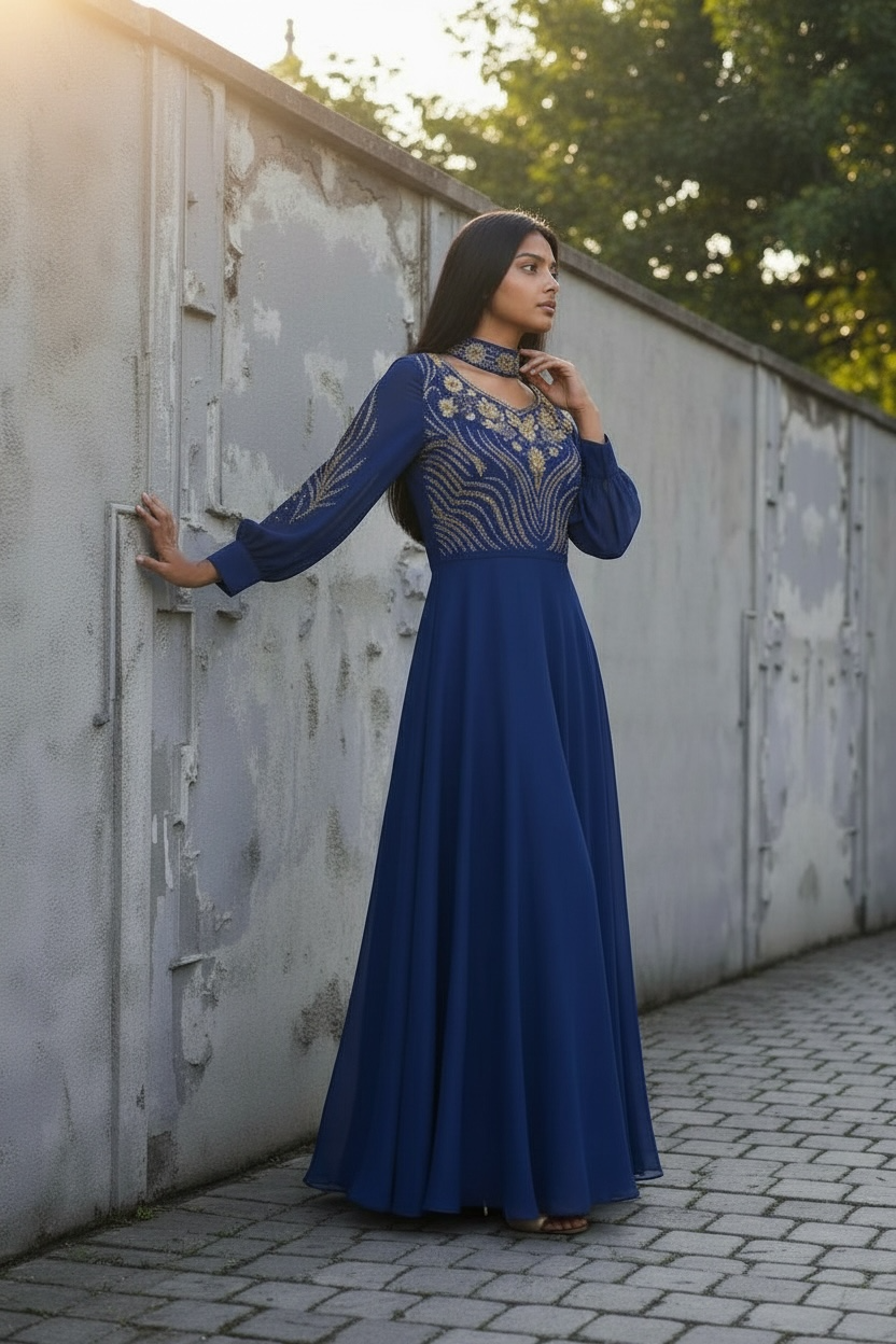 Ladies Long Gown