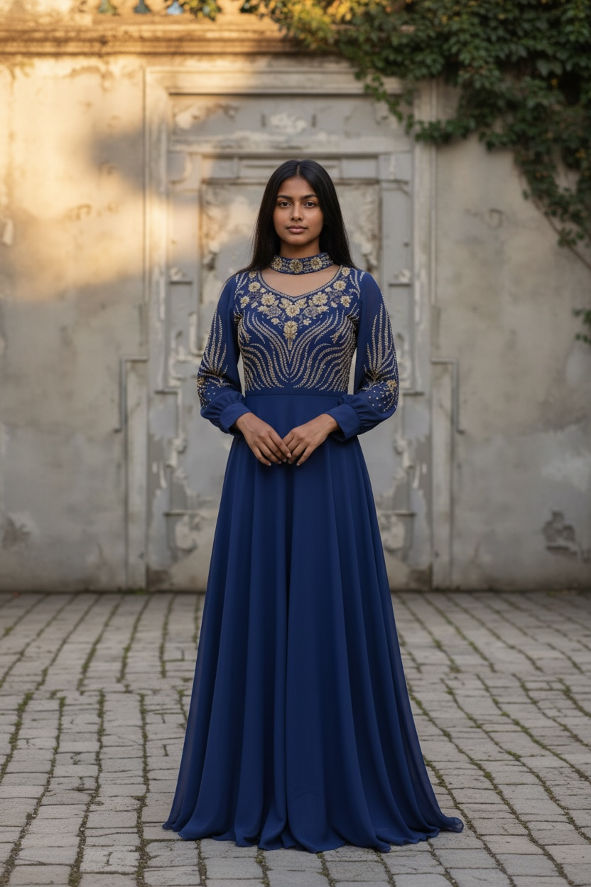 Ladies Long Gown
