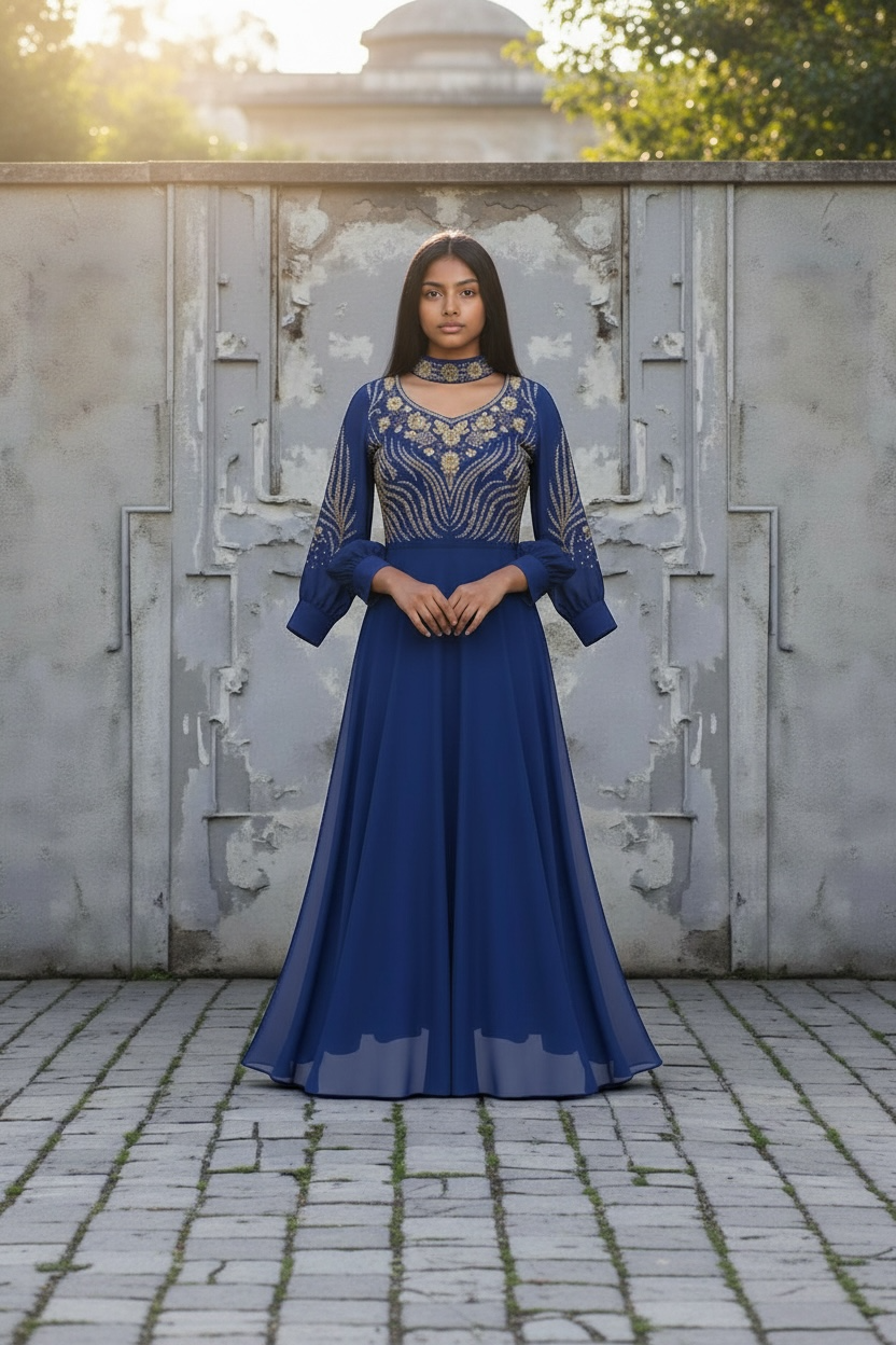 Ladies Long Gown