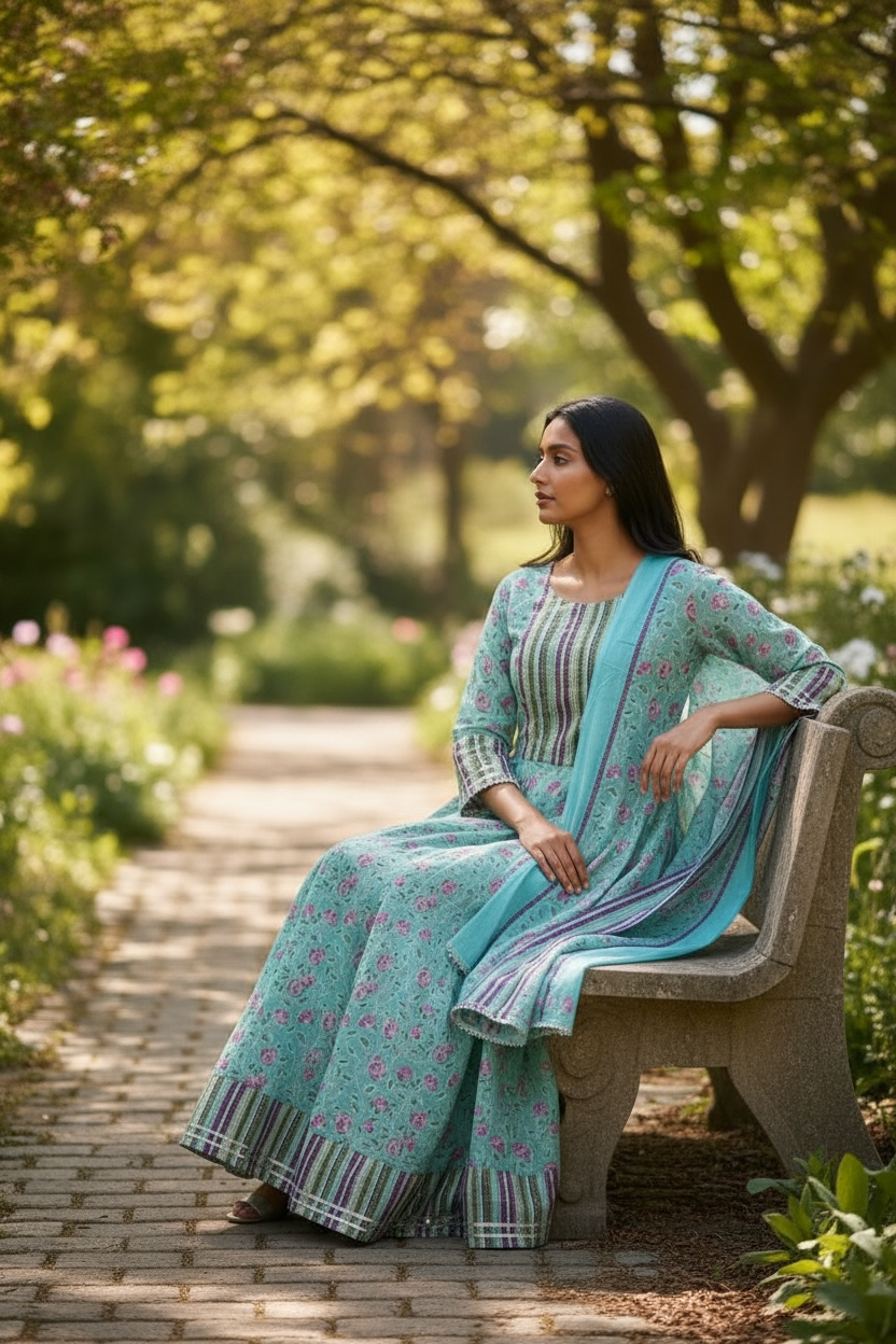 Ladies Long Gown