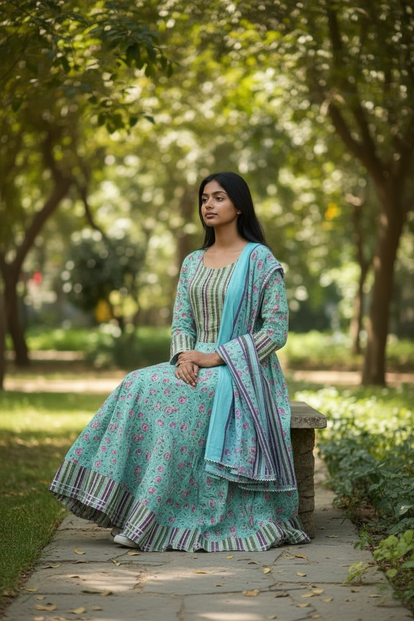 Ladies Long Gown