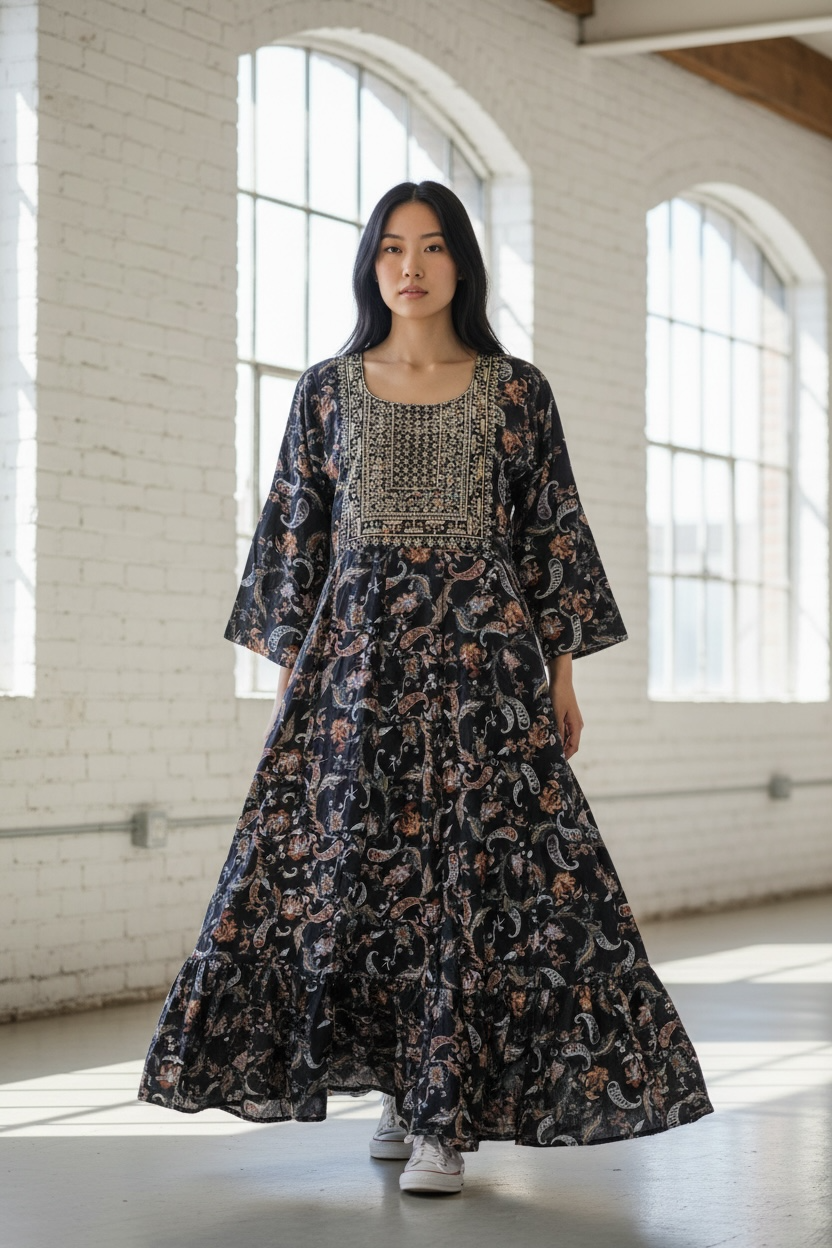 Ladies Long Gown