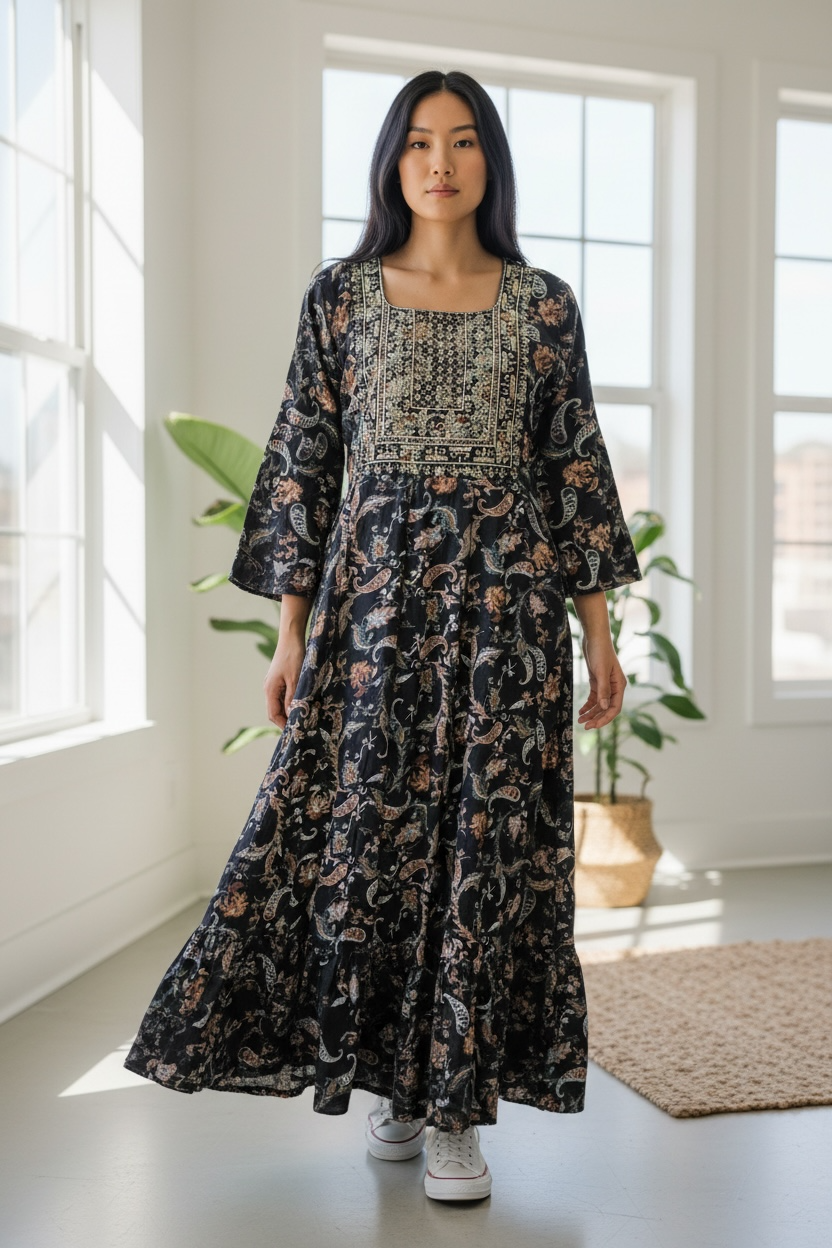 Ladies Long Gown