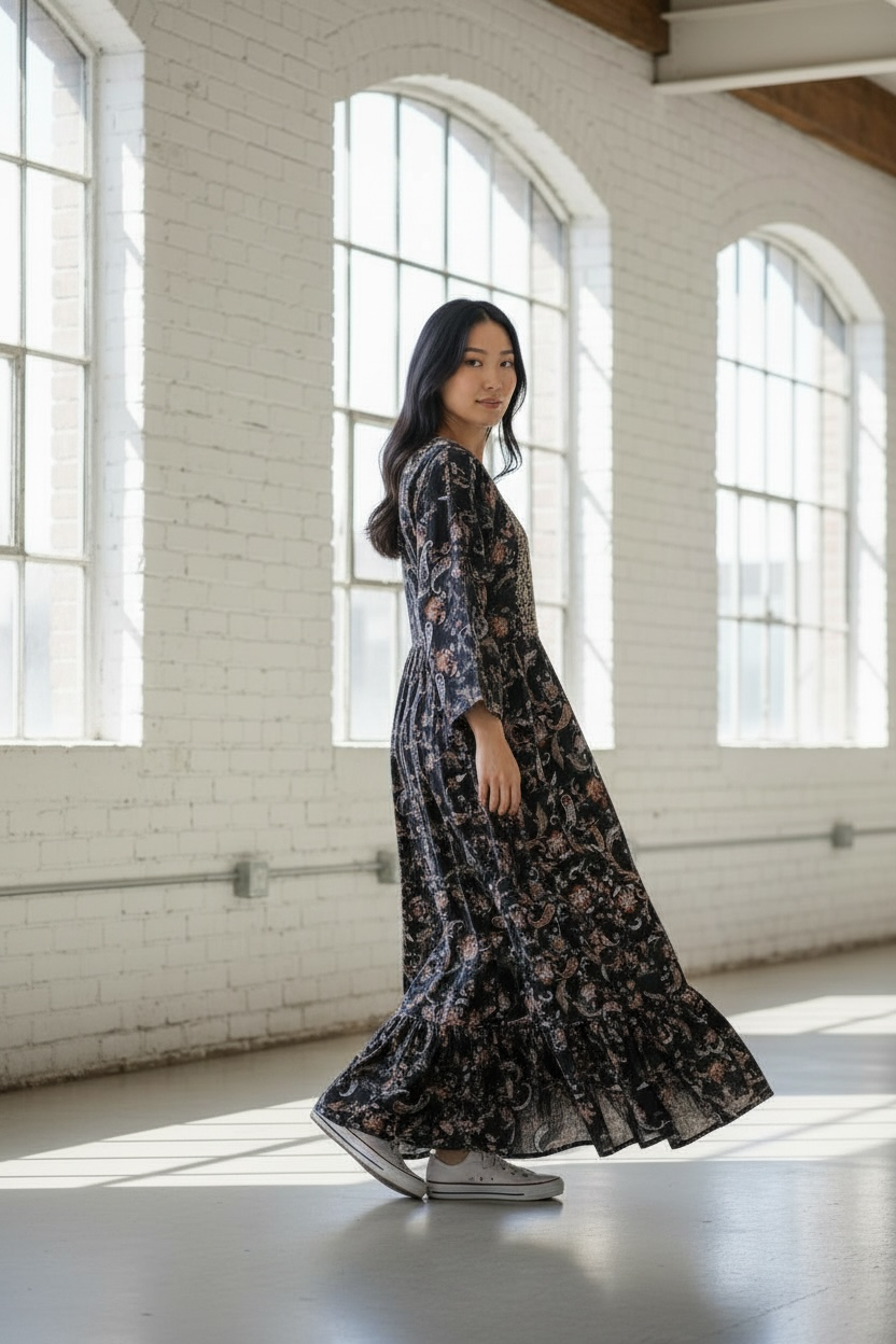 Ladies Long Gown