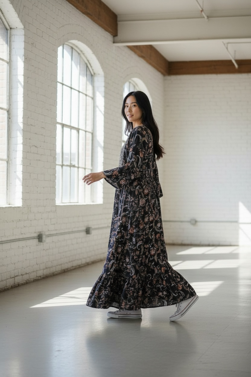 Ladies Long Gown