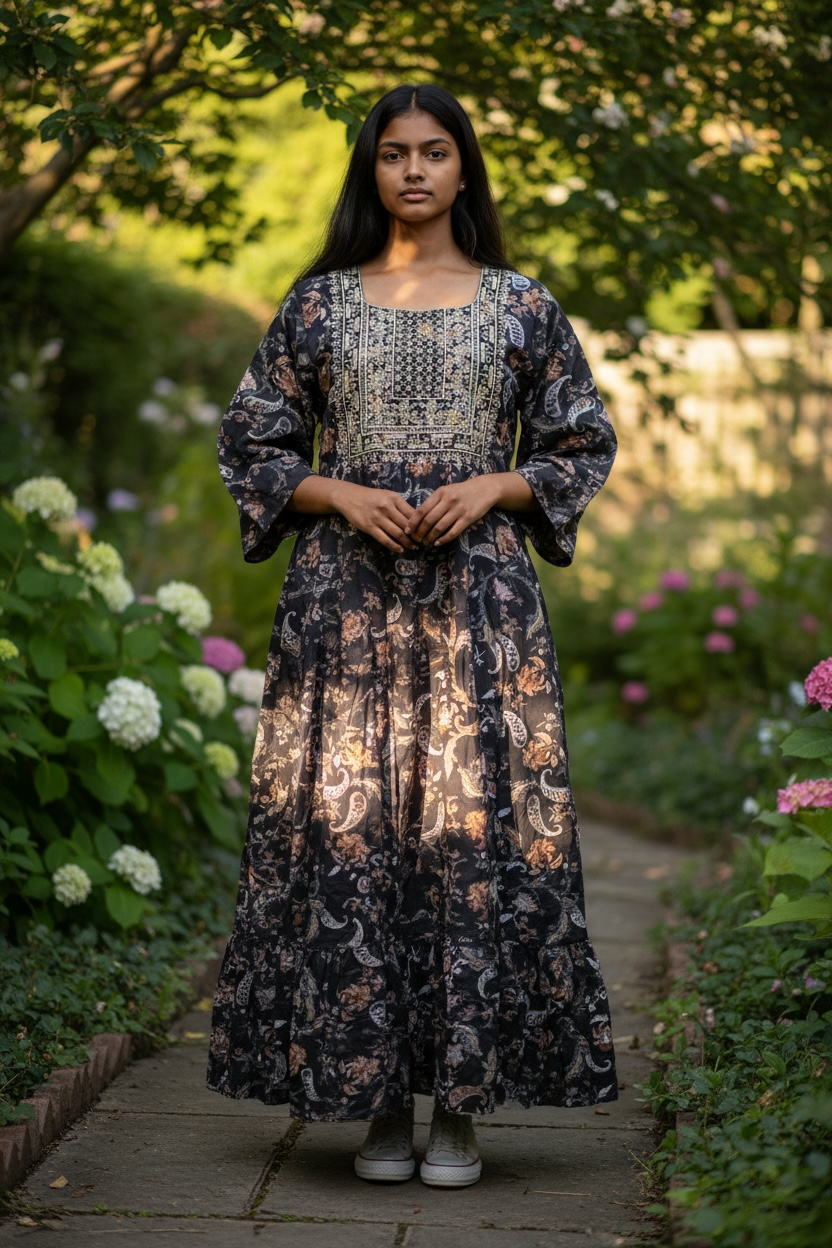 Ladies Long Gown
