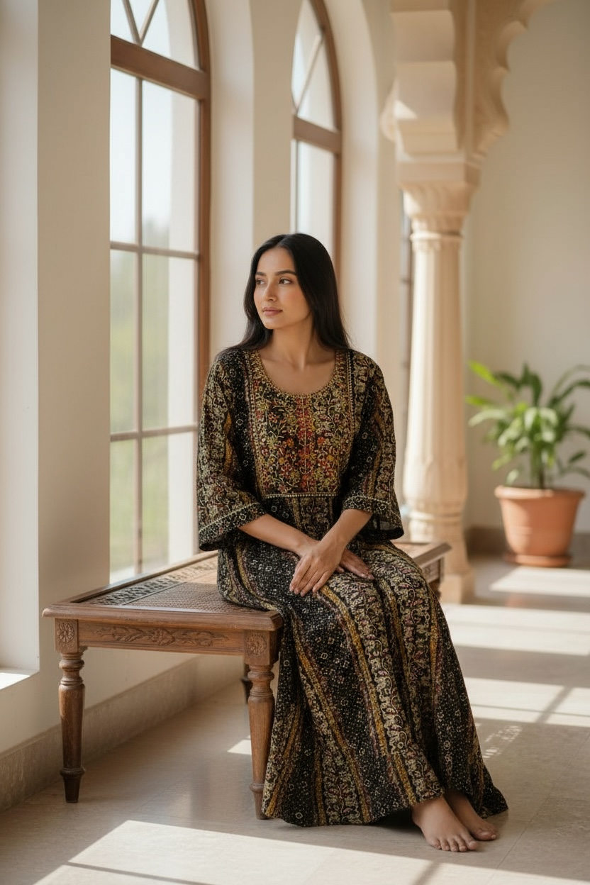 Ladies Long Gown