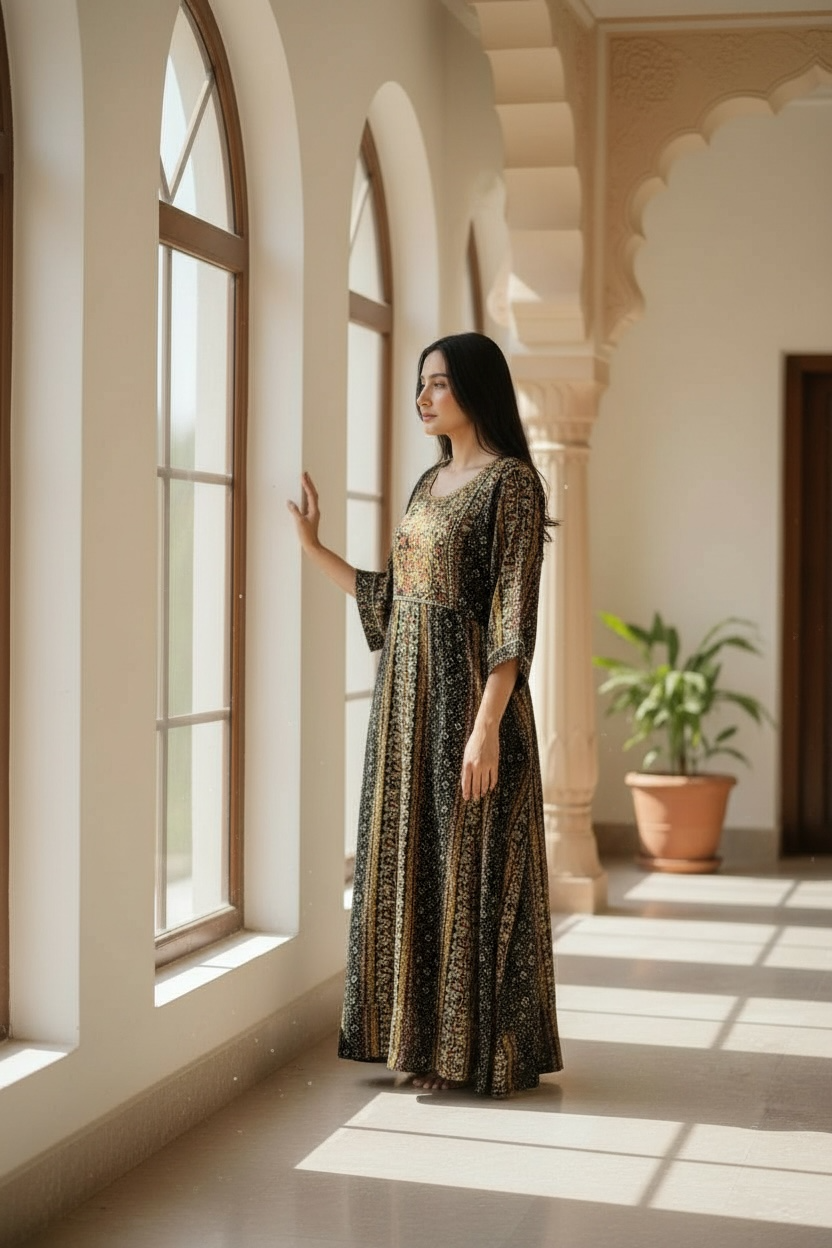 Ladies Long Gown