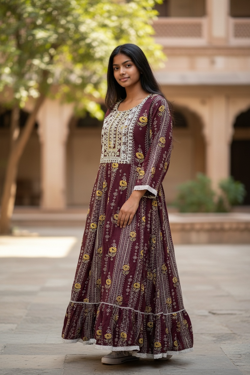 Ladies Long Gown