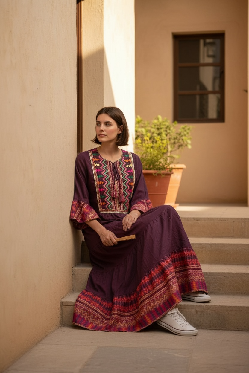 Ladies Long Gown