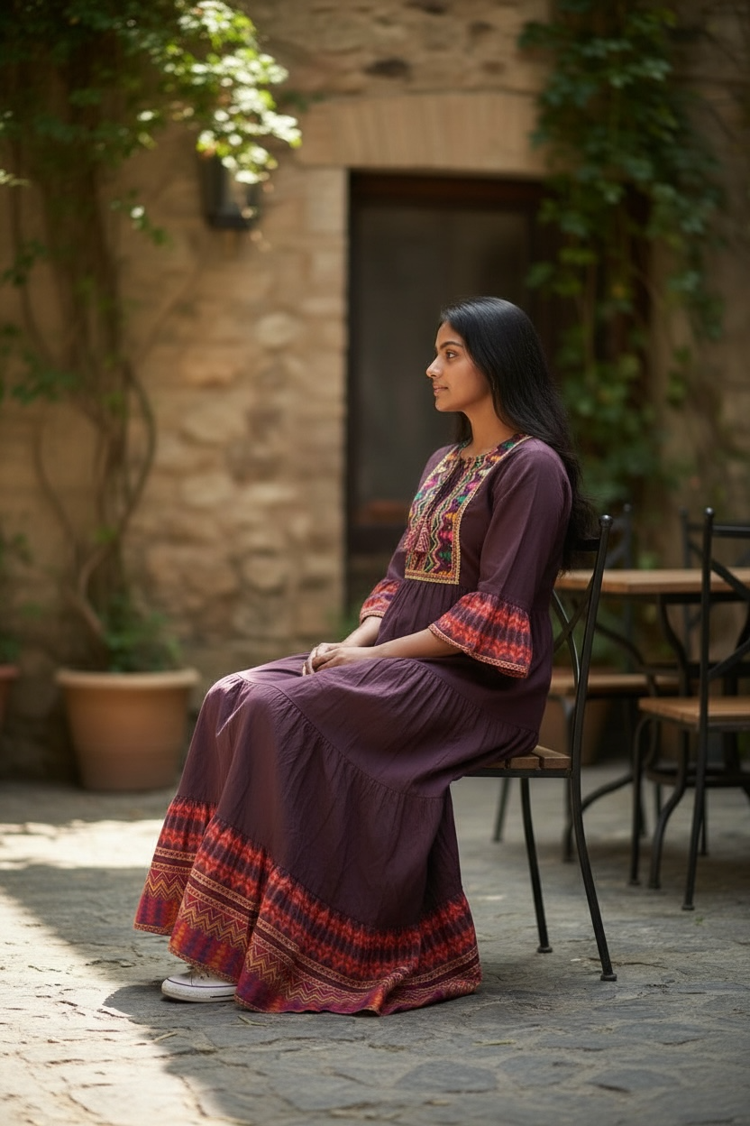 Ladies Long Gown