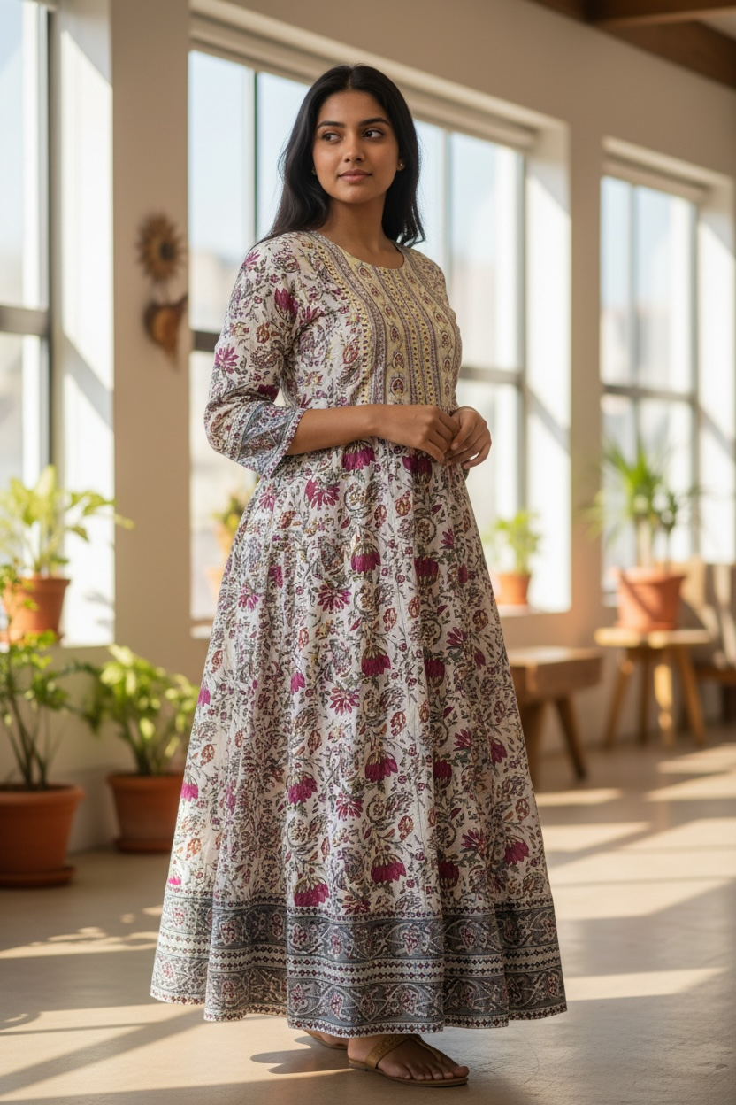Ladies Long Gown