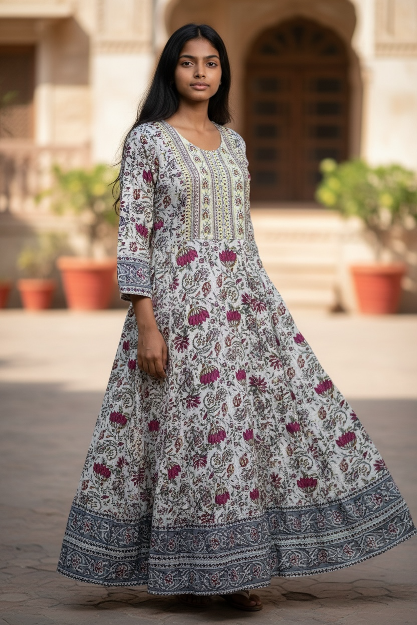 Ladies Long Gown