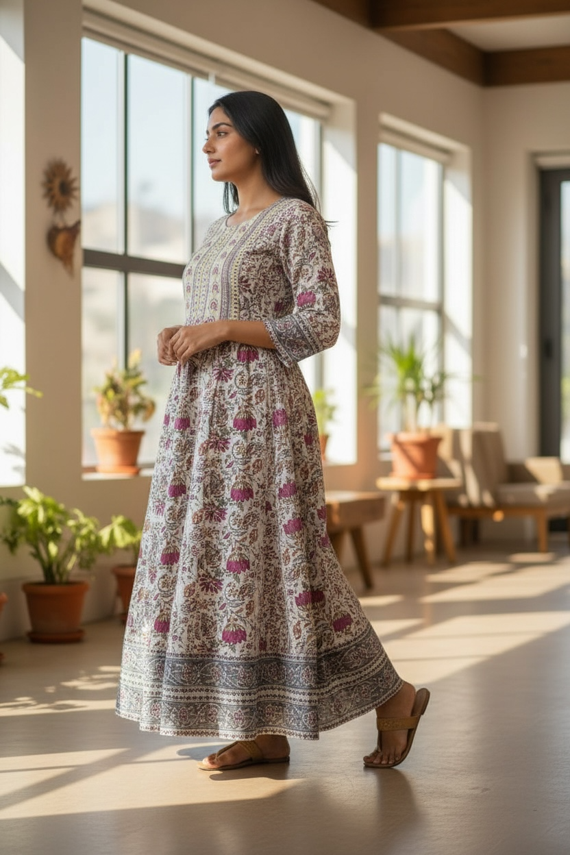Ladies Long Gown