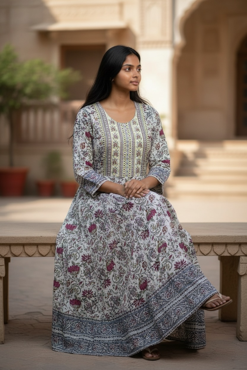 Ladies Long Gown