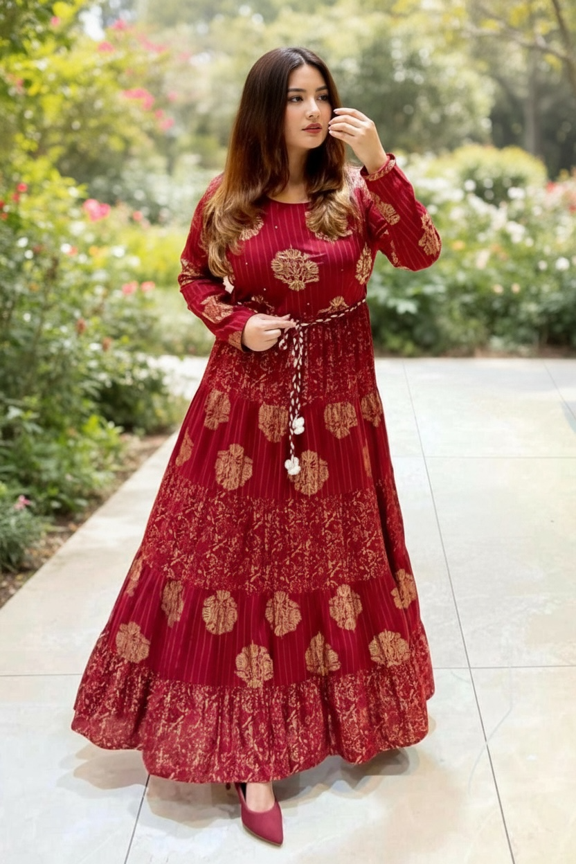 Ladies Long Gown