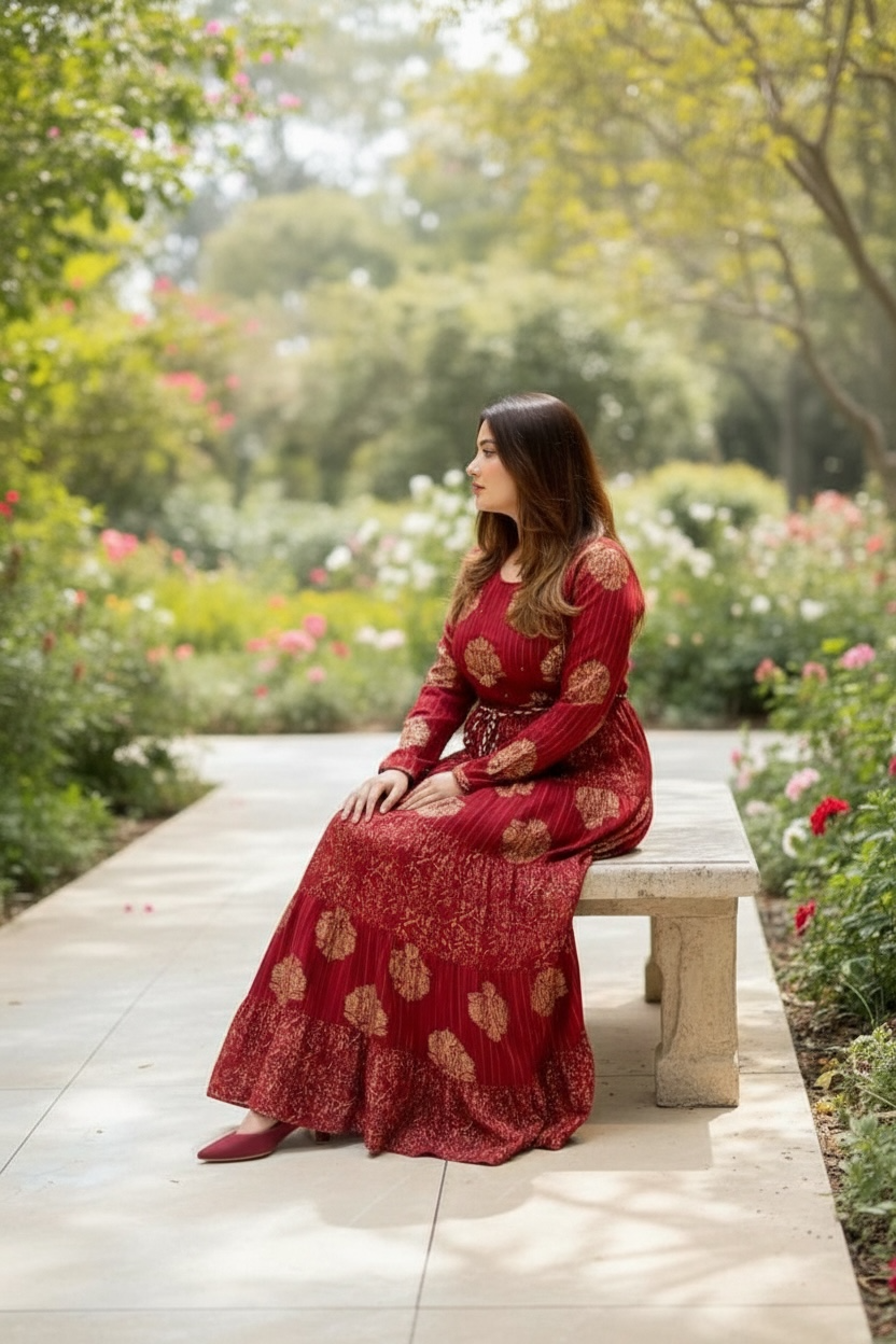 Ladies Long Gown