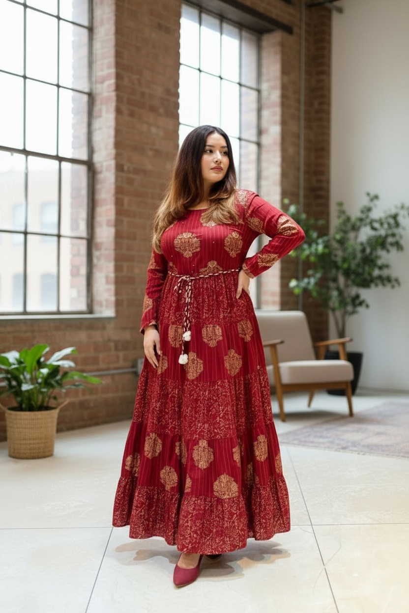 Ladies Long Gown