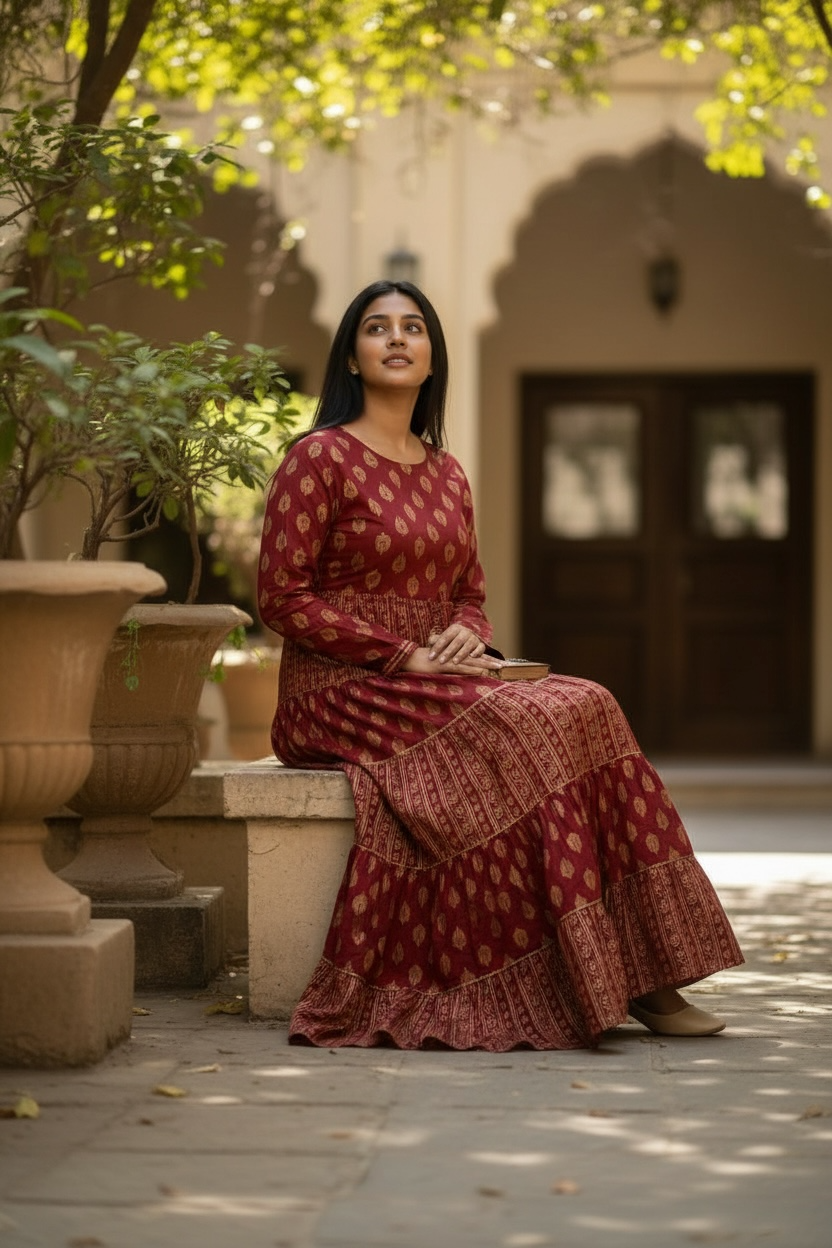 Ladies Long Gown