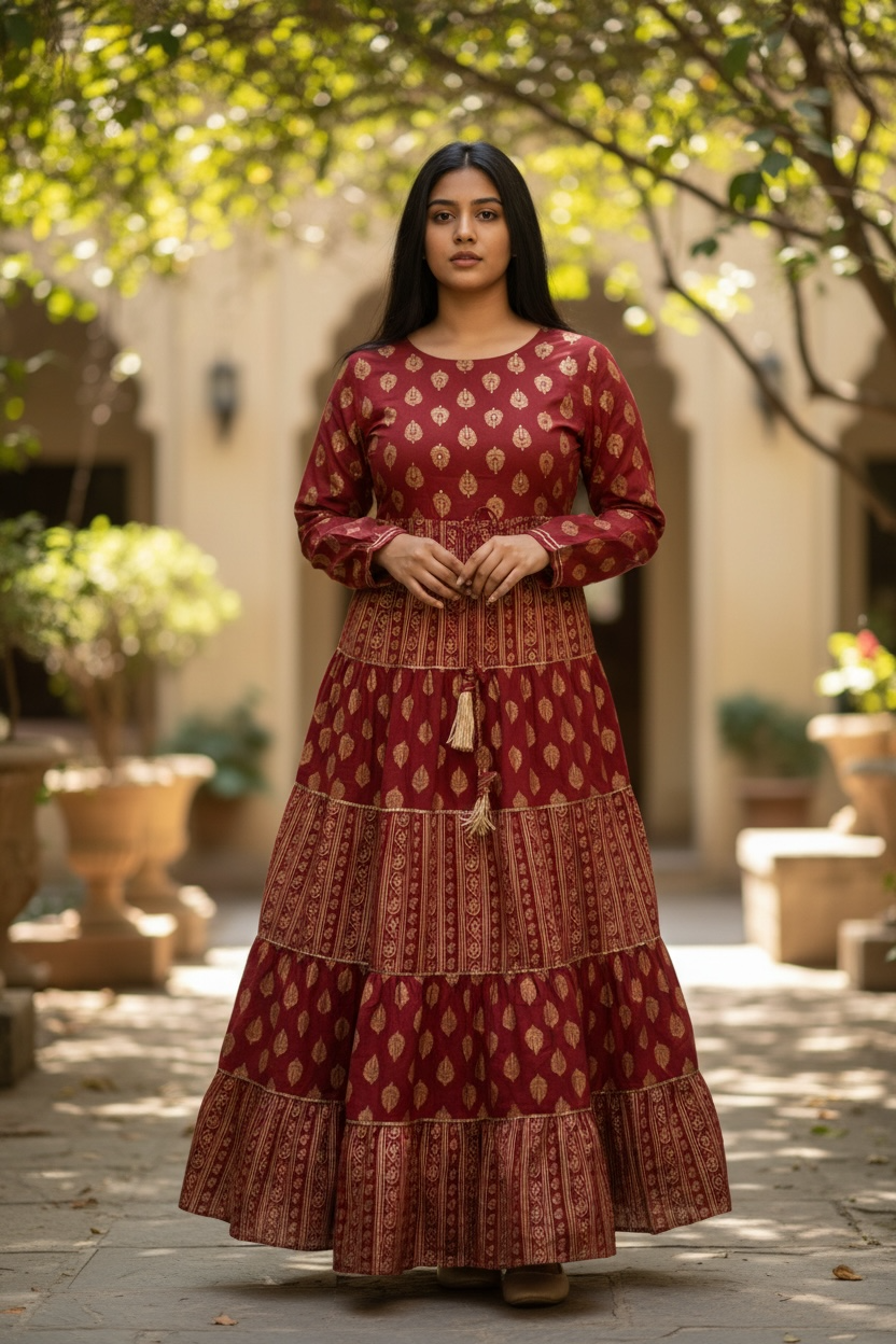 Ladies Long Gown