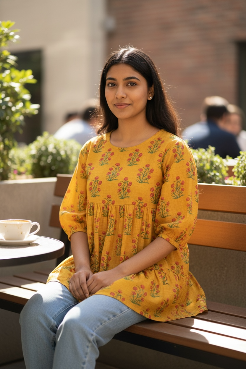 Women’s Premium Muslin Silk Kurti | Elegant Ethnic Wear