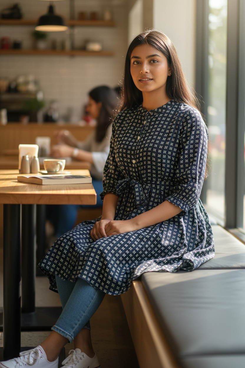 Women’s Premium Muslin Silk Kurti | Elegant Ethnic Wear