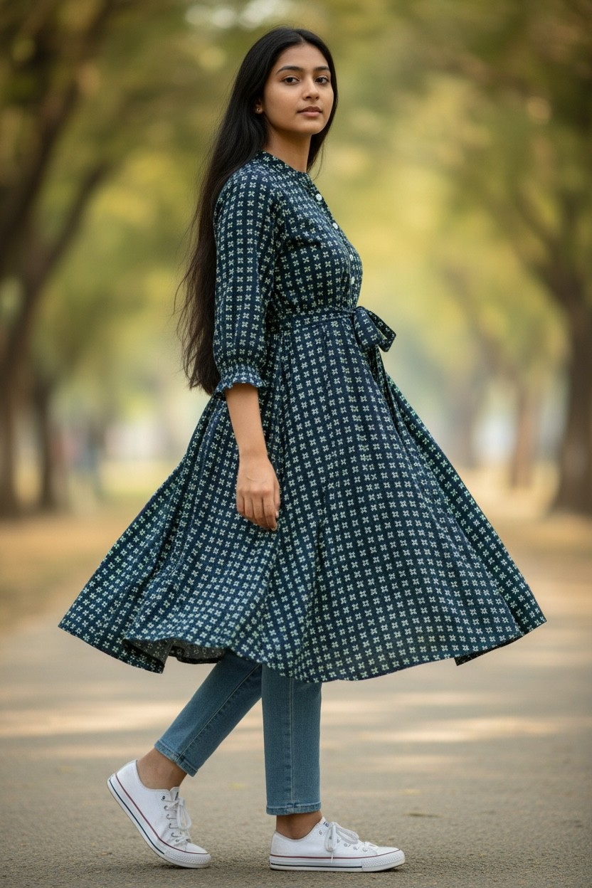 Women’s Premium Muslin Silk Kurti | Elegant Ethnic Wear