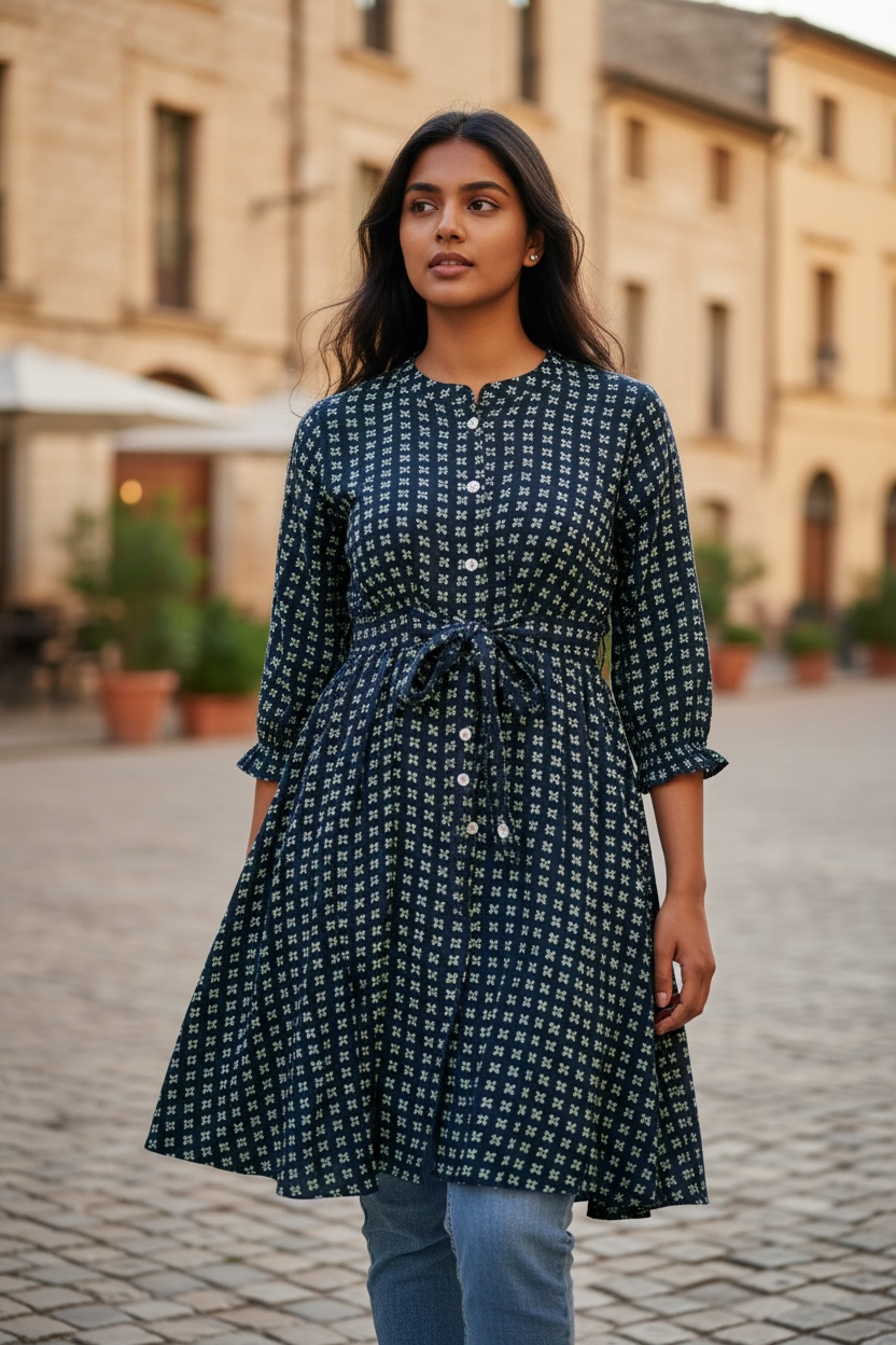 Women’s Premium Muslin Silk Kurti | Elegant Ethnic Wear