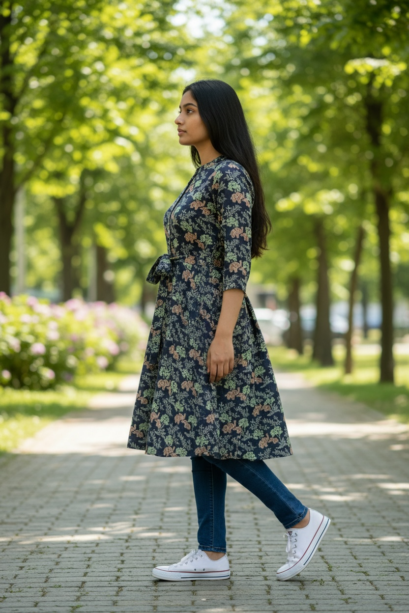 Women’s Premium Muslin Silk Kurti | Elegant Ethnic Wear