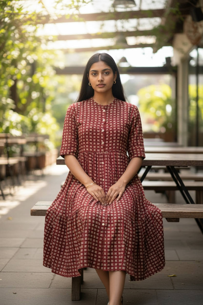 Women’s Premium Muslin Silk Kurti | Elegant Ethnic Wear