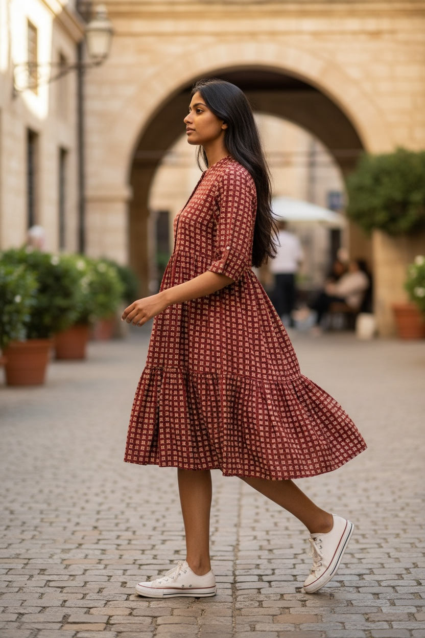 Women’s Premium Muslin Silk Kurti | Elegant Ethnic Wear