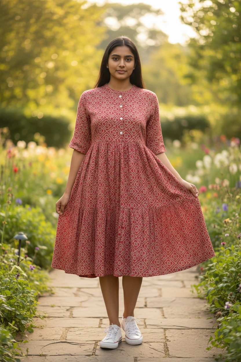 Women’s Premium Muslin Silk Kurti | Elegant Ethnic Wear