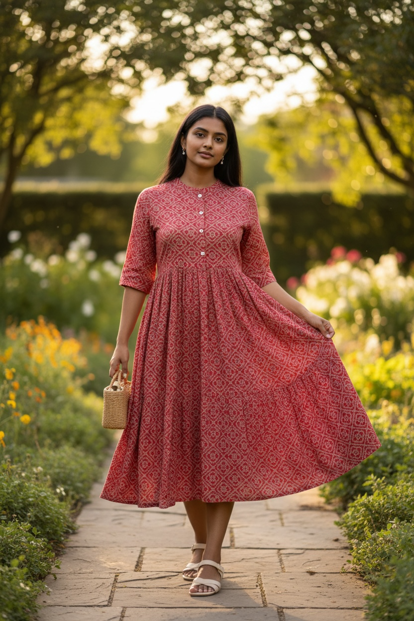 Women’s Premium Muslin Silk Kurti | Elegant Ethnic Wear