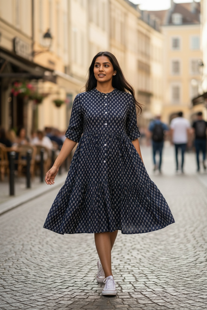 Women’s Premium Muslin Silk Kurti | Elegant Ethnic Wear